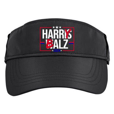 Funny Harris Walz 24 Harry Balz 2024 Political Meme Adult Drive Performance Visor