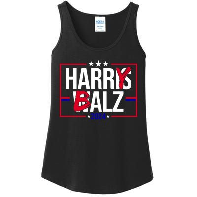 Funny Harris Walz 24 Harry Balz 2024 Political Meme Ladies Essential Tank