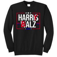 Funny Harris Walz 24 Harry Balz 2024 Political Meme Tall Sweatshirt