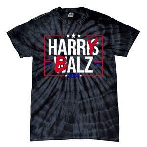 Funny Harris Walz 24 Harry Balz 2024 Political Meme Tie-Dye T-Shirt