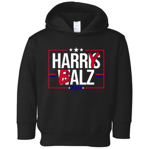 Funny Harris Walz 24 Harry Balz 2024 Political Meme Toddler Hoodie