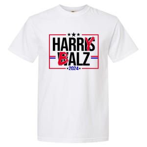 Funny Harris Walz 24 Harry Balz 2024 Political Meme Garment-Dyed Heavyweight T-Shirt