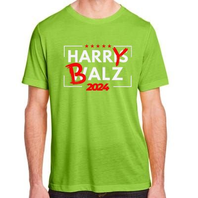 Funny Harris Walz 24 Hairy Balz 2024 Meme Democratics Vote Adult ChromaSoft Performance T-Shirt