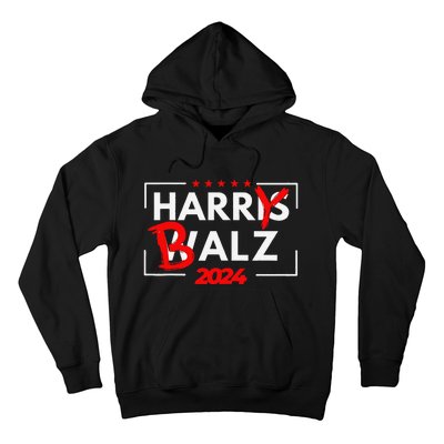 Funny Harris Walz 24 Hairy Balz 2024 Meme Democratics Vote Hoodie