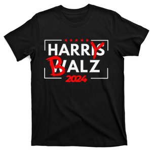 Funny Harris Walz 24 Hairy Balz 2024 Meme Democratics Vote T-Shirt