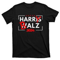 Funny Harris Walz 24 Hairy Balz 2024 Meme Democratics Vote T-Shirt