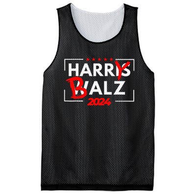 Funny Harris Walz 24 Hairy Balz 2024 Meme Democratics Vote Mesh Reversible Basketball Jersey Tank