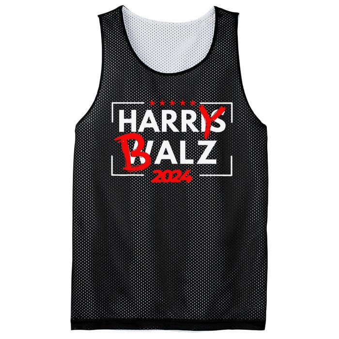 Funny Harris Walz 24 Hairy Balz 2024 Meme Democratics Vote Mesh Reversible Basketball Jersey Tank