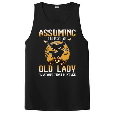 Funny Halloween Witch Assuming I’m Just An Old Lady Was Your First Mistake PosiCharge Competitor Tank