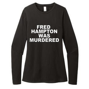 Fred Hampton Was Murdered Womens CVC Long Sleeve Shirt