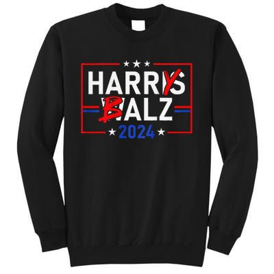 Funny Harris Walz 24 Harry Balz 2024 Meme Democratics Sweatshirt