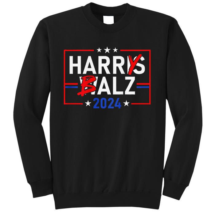 Funny Harris Walz 24 Harry Balz 2024 Meme Democratics Sweatshirt