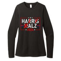 Funny Harris Walz 24 Hairy Balz 2024 Meme Democratics Vote Womens CVC Long Sleeve Shirt