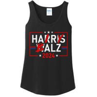 Funny Harris Walz 24 Hairy Balz 2024 Meme Democratics Vote Ladies Essential Tank