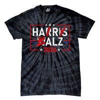 Funny Harris Walz 24 Hairy Balz 2024 Meme Democratics Vote Tie-Dye T-Shirt