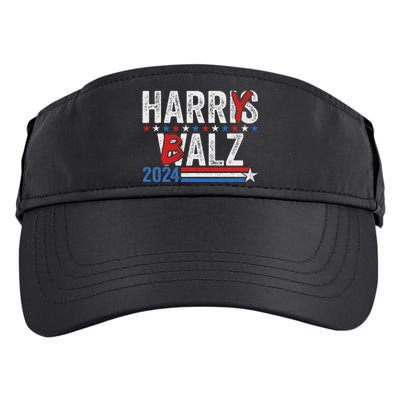 Funny Harris Walz 24 Harry Balz 2024 Meme Democratics Vote Adult Drive Performance Visor