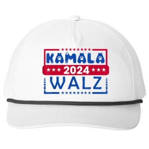 Funny Harris Waltz 2024 Election Kamala Harris Tim Waltz Snapback Five-Panel Rope Hat