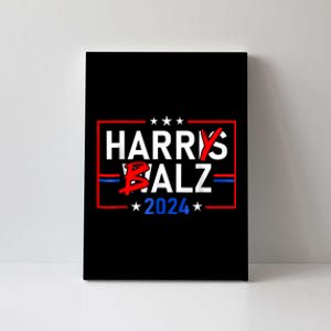 Funny Harris Walz 24 Harry Balz 2024 Meme Democratics Vote Canvas