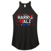 Funny Harris Walz 24 Harry Balz 2024 Meme Democratics Vote Women's Perfect Tri Rocker Tank