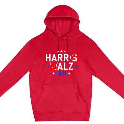 Funny Harris Walz 24 Harry Balz 2024 Meme Democratics Vote Premium Pullover Hoodie