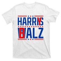 Funny Harris Walz 24 Harry Balz 2024 Meme Democratics Vote T-Shirt