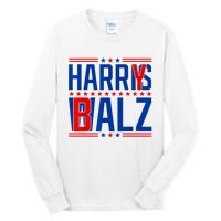 Funny Harris Walz 24 Harry Balz 2024 Meme Democratics Vote Tall Long Sleeve T-Shirt