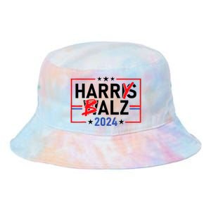 Funny Harris Walz 24 Harry Balz 2024 Meme Democratics Vote Tie Dye Newport Bucket Hat