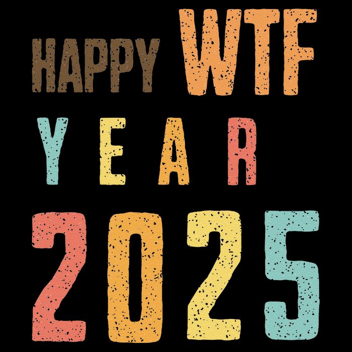 Funny Happy Wtf Year 2025 Quote New Year 2025 Cool Happy Wtf Drawstring Bag