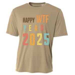 Funny Happy Wtf Year 2025 Quote New Year 2025 Cool Happy Wtf Cooling Performance Crew T-Shirt