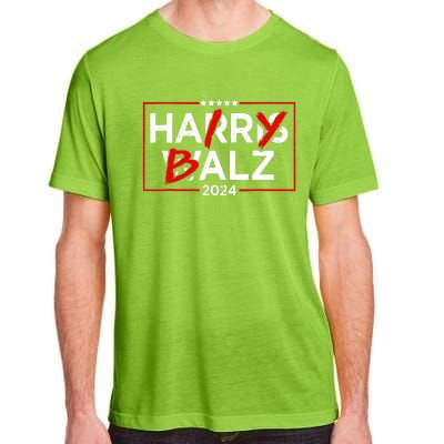 Funny Harris Walz 24 Hairy Balz 2024 Meme Democratics Vote Adult ChromaSoft Performance T-Shirt