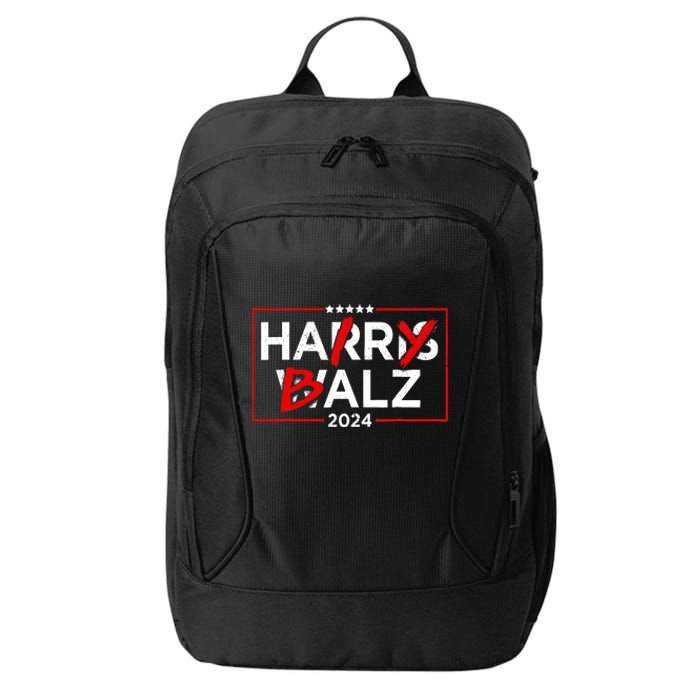 Funny Harris Walz 24 Hairy Balz 2024 Meme Democratics Vote City Backpack