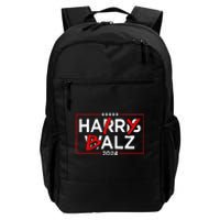 Funny Harris Walz 24 Hairy Balz 2024 Meme Democratics Vote Daily Commute Backpack