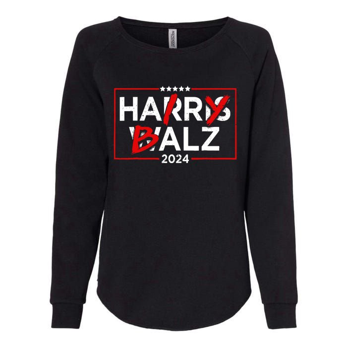 Funny Harris Walz 24 Hairy Balz 2024 Meme Democratics Vote Womens California Wash Sweatshirt