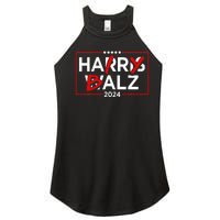 Funny Harris Walz 24 Hairy Balz 2024 Meme Democratics Vote Women's Perfect Tri Rocker Tank