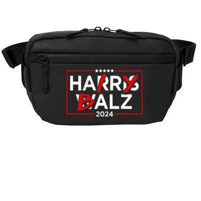 Funny Harris Walz 24 Hairy Balz 2024 Meme Democratics Vote Crossbody Pack