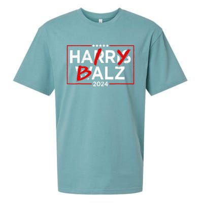 Funny Harris Walz 24 Hairy Balz 2024 Meme Democratics Vote Sueded Cloud Jersey T-Shirt