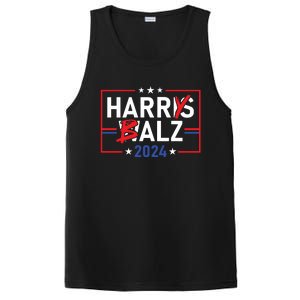 Funny Harris Walz 24 Harry Balz 2024 Meme Democratics Vote PosiCharge Competitor Tank