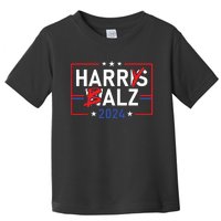 Funny Harris Walz 24 Harry Balz 2024 Meme Democratics Vote Toddler T-Shirt