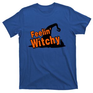 Funny Halloween Witch Lover S Costume Spooky Feelin Witchy Gift T-Shirt