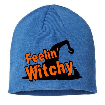 Funny Halloween Witch Lover S Costume Spooky Feelin Witchy Gift Sustainable Beanie