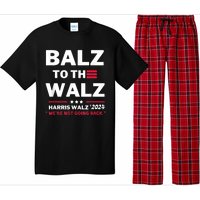 Funny Harris Waltz Election Balz To The Walz Pajama Set