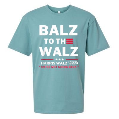 Funny Harris Waltz Election Balz To The Walz Sueded Cloud Jersey T-Shirt