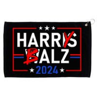 Funny Harris Walz 24 Harry Balz 2024 Meme Democratics Vote Grommeted Golf Towel