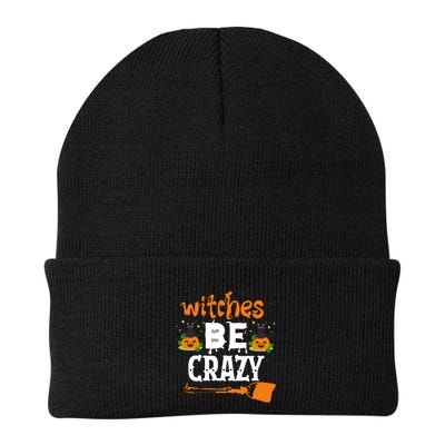 Funny Halloween Witches Be Crazy Pumpkin Cat Lover Cool Gift Beanie