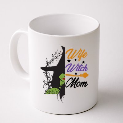 Funny Halloween Wife Witch Mom Gift Coffee Mug