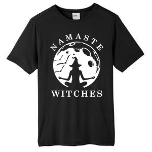 Funny Halloween Witch Yoga Namaste Gift Tall Fusion ChromaSoft Performance T-Shirt