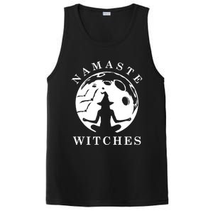 Funny Halloween Witch Yoga Namaste Gift PosiCharge Competitor Tank