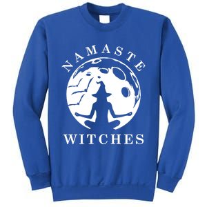 Funny Halloween Witch Yoga Namaste Gift Sweatshirt