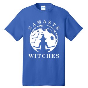 Funny Halloween Witch Yoga Namaste Gift Tall T-Shirt