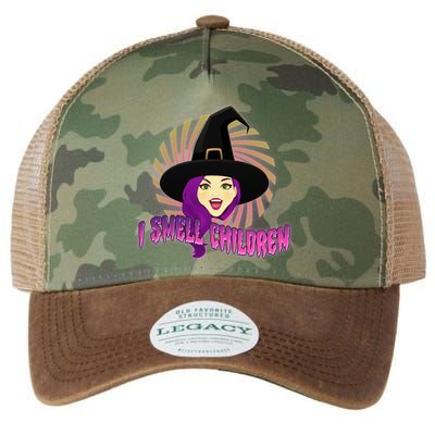 Funny Halloween Witch I Smell Children Legacy Tie Dye Trucker Hat